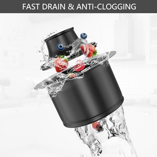 Garbage Disposal Flange and Stopper, Kitchen Sink Drain Deep Flange - Image 7