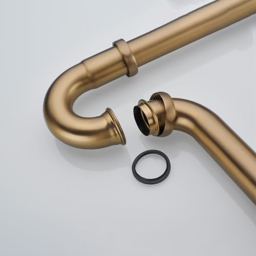 Brass P Trap 1 1/4 Sink Drain Pipe - Image 5