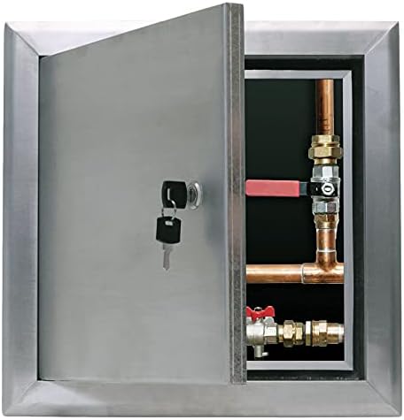 Access Door 12" X 12" Aluminum Insulated Fire Rated Access Panel Door by HVACPremium