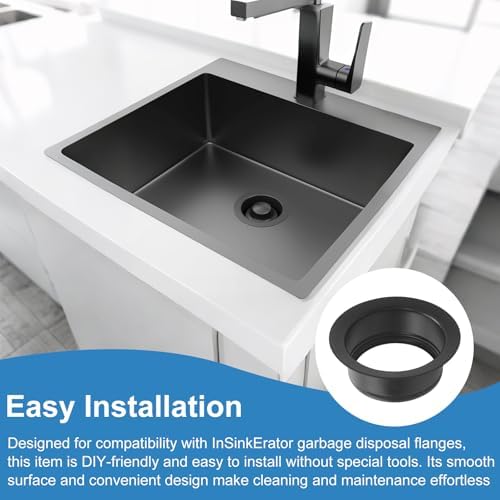 Black Garbage Disposal Sink Flange - Image 5
