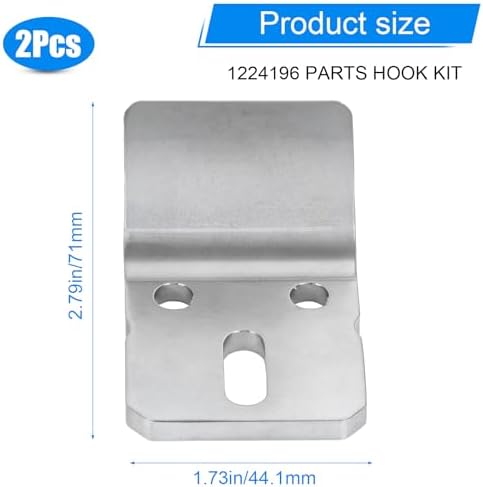 2 Pcs 1224196 Hanger Kit Compatible - Image 2