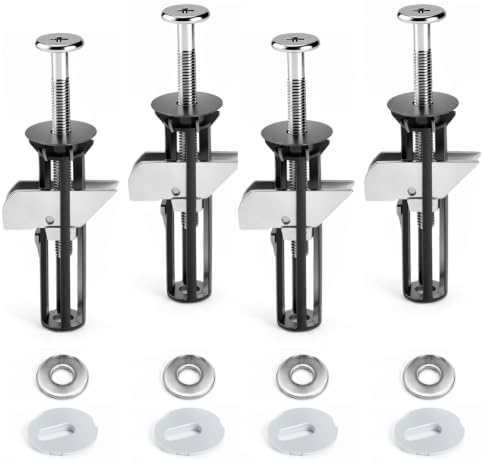 2027 New Toilet Seat Bolt, Heavy Duty Toilet Seat Fastener Bolt Kit Waterproof by Unknown