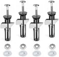 2027 New Toilet Seat Bolt, Heavy Duty Toilet Seat Fastener Bolt Kit Waterproof by Unknown