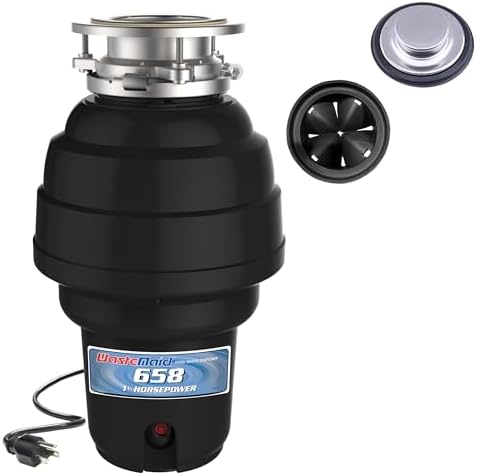 Waste Maid Garbage Disposal, Continuous Feed, 1-1/4 HP Premium by WasteMaid