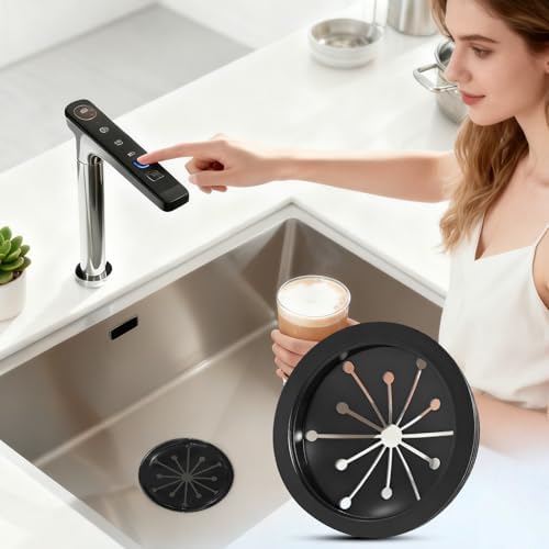 2-Pack Garbage Disposal Splash Guard, 3-1/8" Universal Sink Baffle Stopper - Image 4