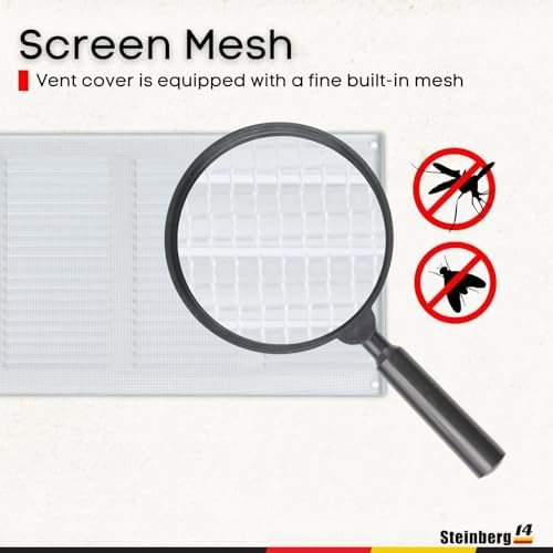 Steinberg14 White Vent Cover 14x6 - Image 3