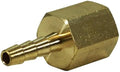 3/16" Brass Hose Barb Rigid Female Adapter by Unknown