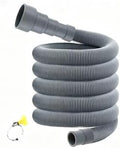 Extension Drain Pipe Strong Steel Rubber Hose Flexible Length Adjustable Washer by Unknown