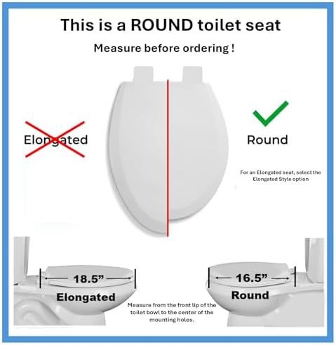 2Q1R6-58 Builder Grade Slow Close Plastic Toilet Seat - Image 2