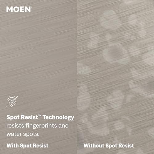 Moen Idora Spot Resist Brushed Nickel Two-Handle Centerset Bathroom Sink Faucet - Image 4