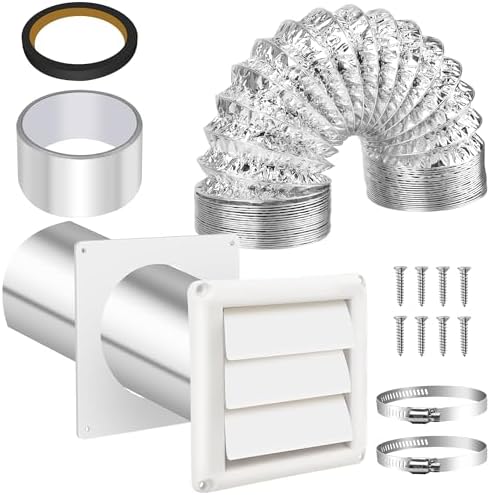 4 Inch Dryer Vent Kit Through Wall by Unknown