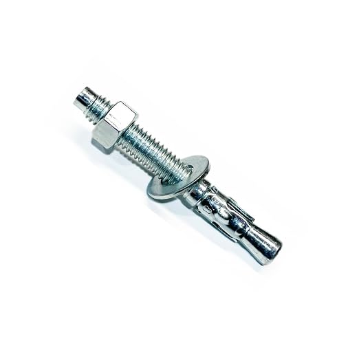 MIGHTY FASTENERS Zinc-Plated Steel Wedge Anchors, 3/8" X 2-3/4" by We%E2%80%99reFastenedtoYourNeeds