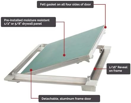 RGB AL 4014 Touch Latch Tile Access Door - Image 4
