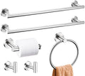 6 Pieces Brushed Nickel Bathroom Hardware Accessories Set, SUS304 Stainless by Meetuniquestylesandneeds