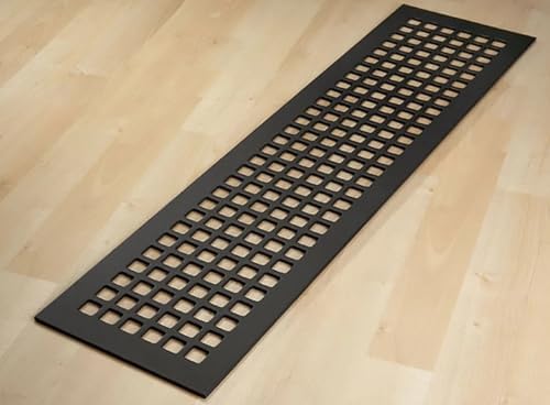 "Reggio Register Square Series Pattern Floor Grille, Rust-Resistant Vent Cover - Image 4