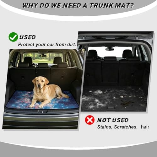 Wolf Cherry Blossom Trunk Mat for Car Snow Gear Trunk Mat Universal Waterproof - Image 4
