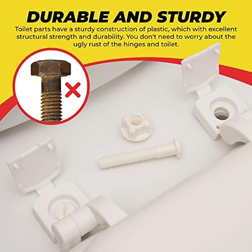 Qualihome Plastic Toilet Seat Screws Replacement - Image 5