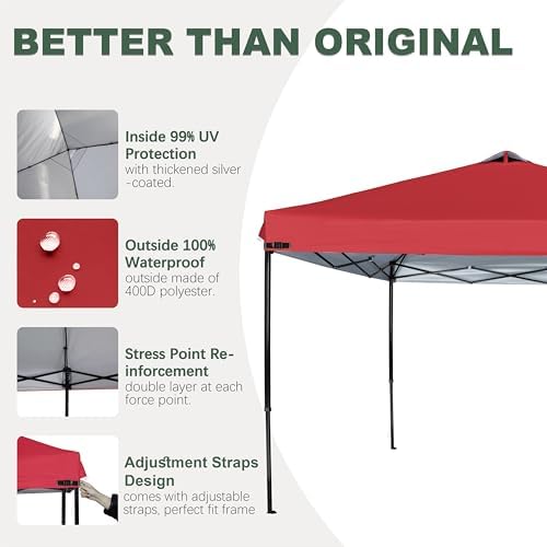 10x10 Canopy Replacement Top - Image 3