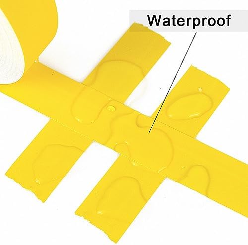 BOMEI PACK Yellow Gaffer Tape, Matte Non-Reflective, 1inch x 30yds No Residue - Image 5