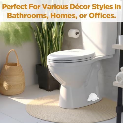 FillTouch Toilet Bolt Covers, Decorative Ceramic Caps - Image 5