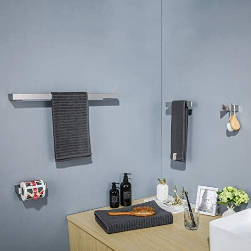 4 Pieces Bathroom Hardware Accessories Set Towel Bar Towel Holder Robe Hook - Image 6