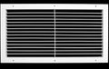 24"w X 12"h Aluminum Adjustable Return/Supply HVAC Air Grille by HVACPremium
