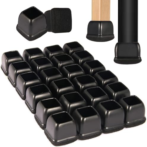 Square Chair Leg Floor Protectors by YTEACIUL