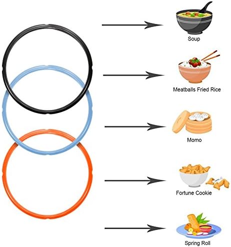 STYDDI 3-Pack Sealing Ring for Instant Pot 8 Quart, Food-grade Silicone - Image 7