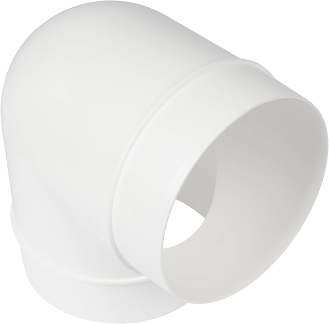 Repa Market Pack of 2 90 Degree 4 Inch Duct Elbow Pipe Connector - Image 7