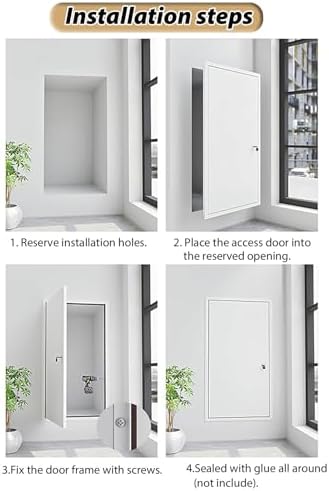 22x30 24x36 36x36 36x48 36x60 Access Door, Exterior Plumbing Wall Access Panel - Image 7