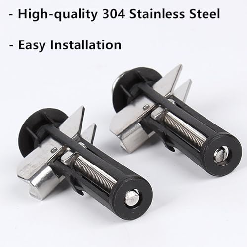 Toilet Seat Bolt Kit, Heavy Duty Universal Replacement Fasteners - Image 3