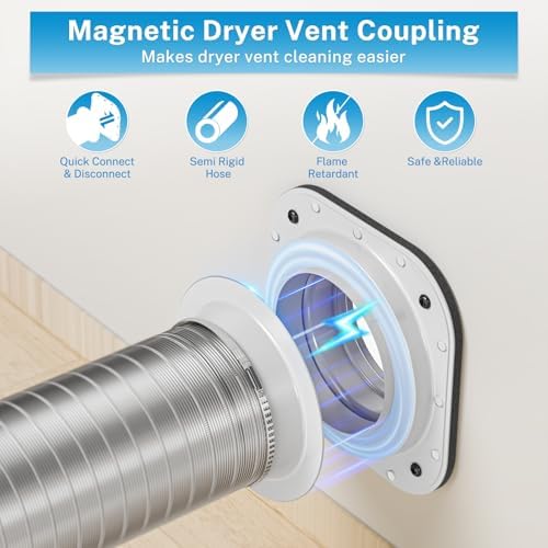 Hon&Guan Magnetic Dryer Vent Coupling Connector Kit DV180 - Image 2