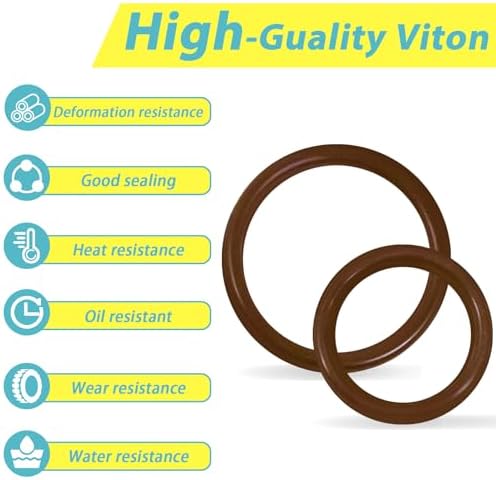 XBVV 386 PCS 30 Sizes Metric Viton O-Ring Assortment Kit - Image 6