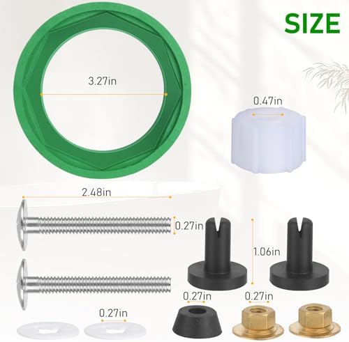 Jamini 3” Toilet Tank to Bowl Coupling Kit, Compatible - Image 6