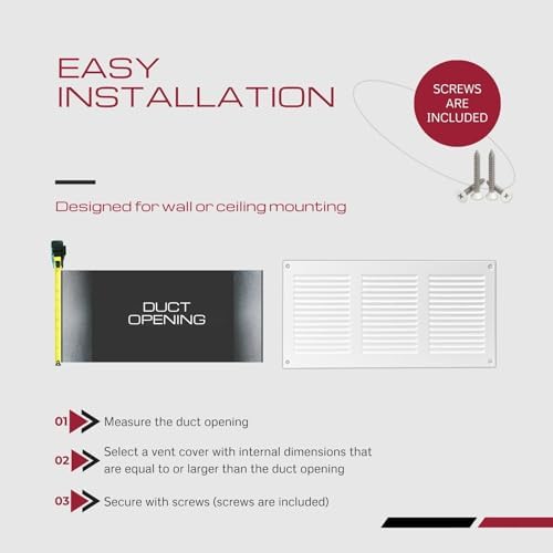 10x4 Vent Cover with Built-in Screen - Image 5