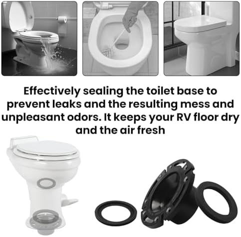 RV Toilet Seal 3" Socket Floor Toilet Seal Kit - Image 4