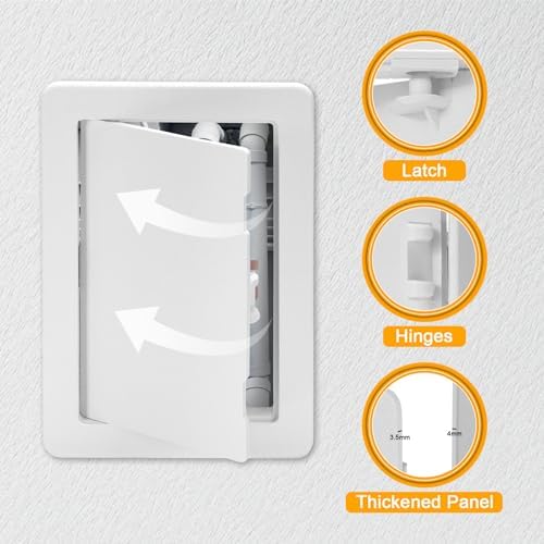 Suteck Access Panel for Drywall 4 x 6 Inch, Ceiling&Plumbing Access Door - Image 5