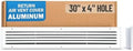 Fits 30x4 Hole | Aluminum Return Air Grille by Handua | Vent Cover Grill by Handua