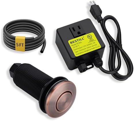 BESTILL Sink Top Garbage Disposal Air Switch Kit by BESTILL