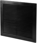 10 x 10 Inch Black Air Vent Cover – Plastic Square Air Vent Grill Cover by VezoWorks
