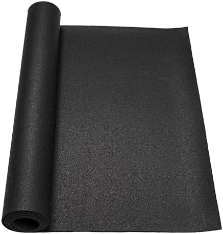 MSI Rubber Utility Mat 48in. x 72in. Black Non-Slip Floor Mat Tile - Image 5