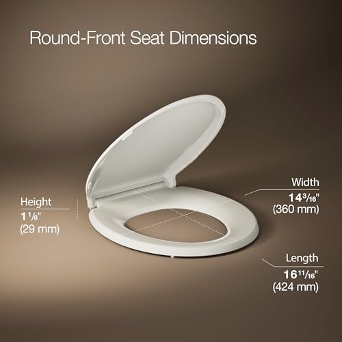 KOHLER 4639-RL-47 Cachet ReadyLatch Round Toilet Seat Soft Close - Image 3