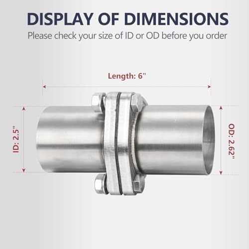 LCGP Exhaust Flange Repair Piping Kit 2.5" ID - Image 2