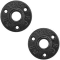 Industrial Pipe Floor Flange, Heavy Duty Malleable Iron Pipe Fittings, Wall by BathAce
