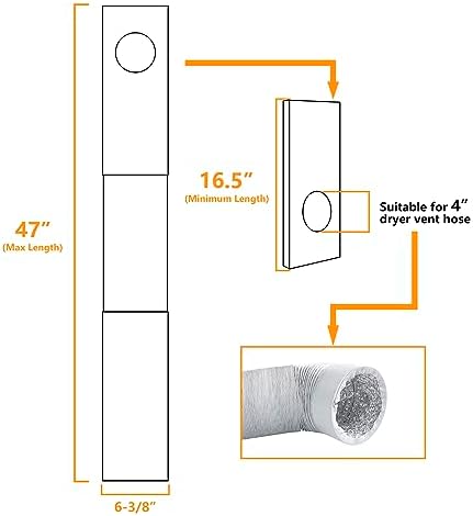LBG Products Dryer Vent Window Kit - Image 2