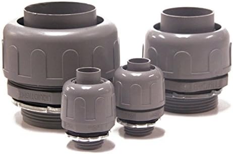 2-Inch Non-metallic Liquid Tight Straight Electrical Conduit Connector Fitting - Image 2