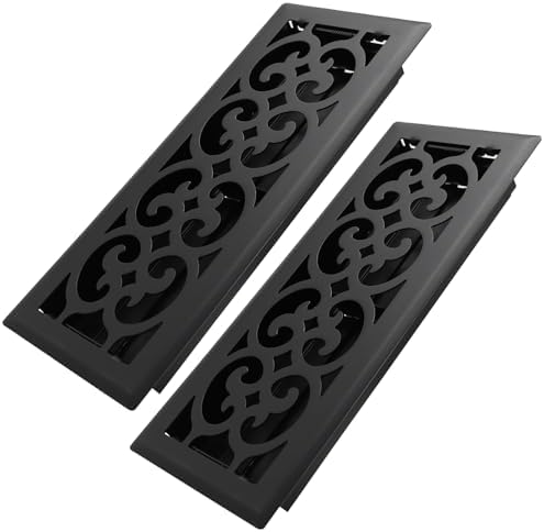 Howeall 4x12 Inches 2 Pack Heavy Duty Walkable Floor Register by Howeall