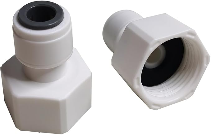 YZM Push-to-Connect Female Thread Adapter, Double O-Ring Seal, 5/16" Tube OD x by YZMSZ