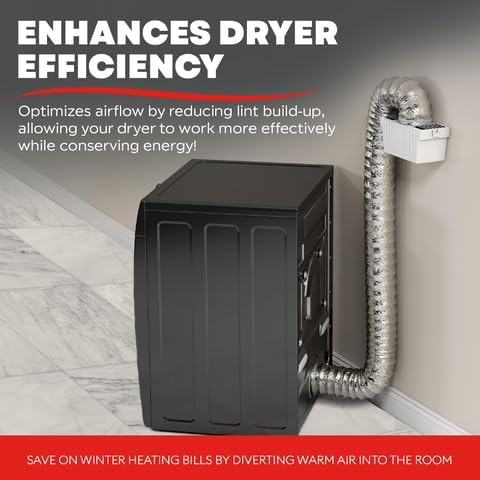 Deflecto Dryer Lint Trap Kit for Indoor Dryer Venting - Image 6