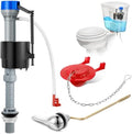 Saillong Universal Toilet Flusher Replacement Kit, Fill Valve, 2-Inch Flapper by Saillong